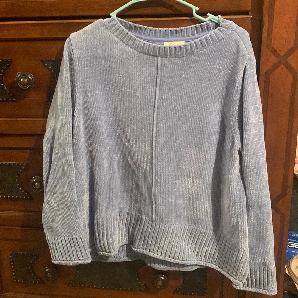 Soft periwinkle sweater